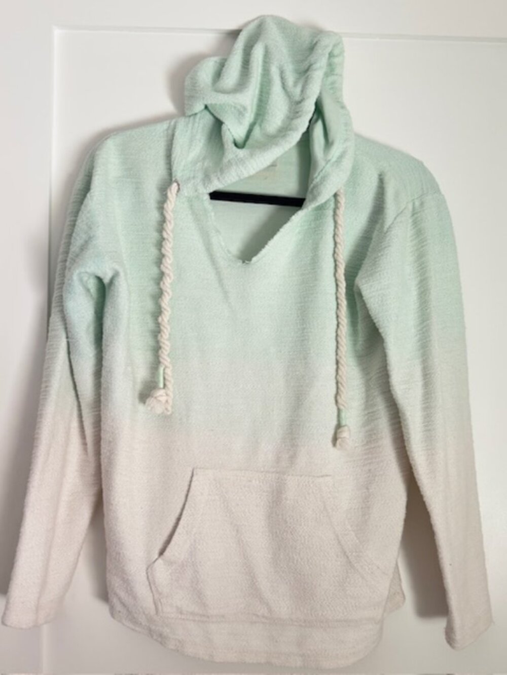 Story Mint Green Ombre Baja-Style Hoodie